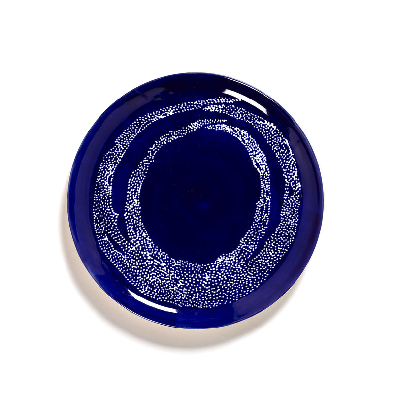 Lapis Lazuli Plate with White Dots - L