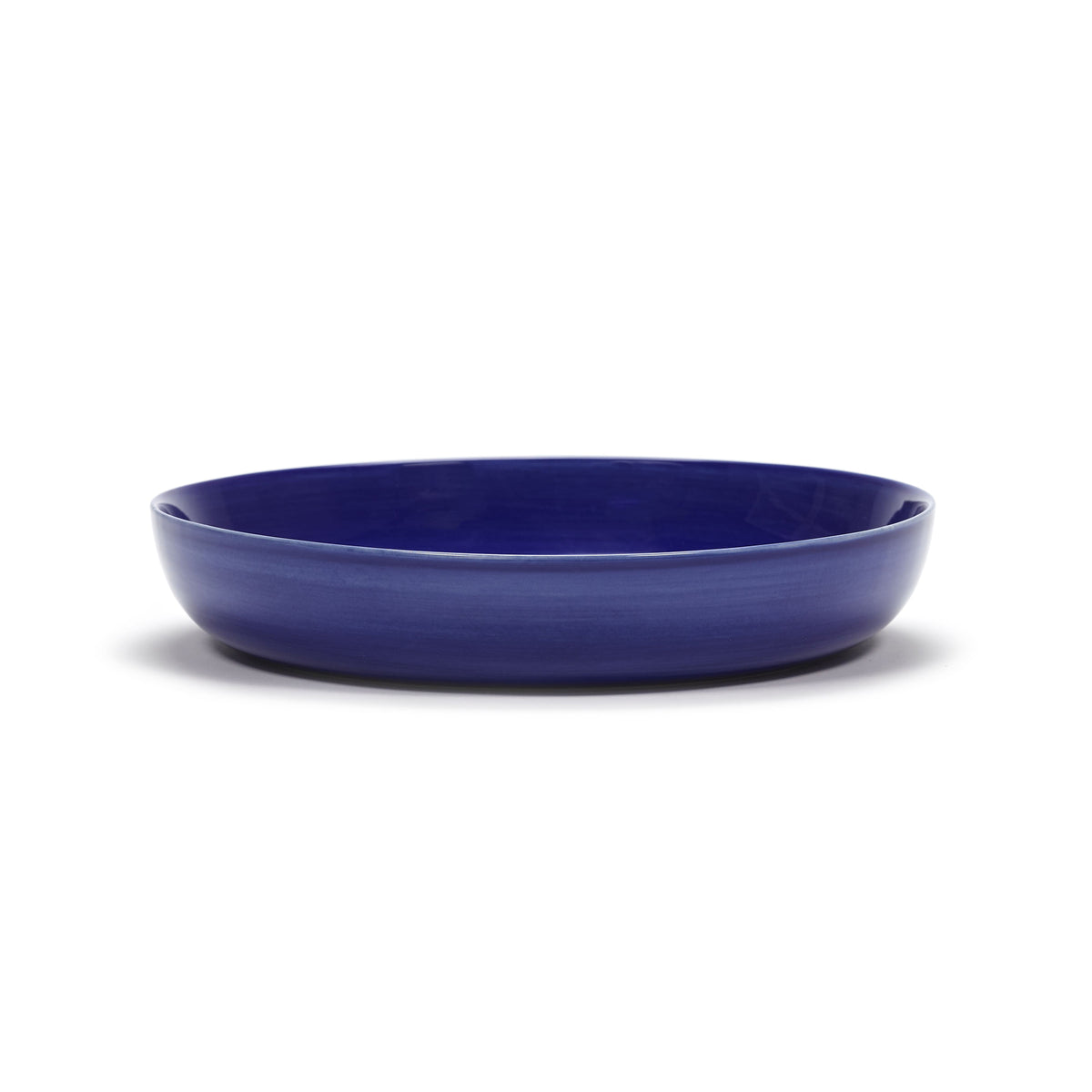 Lapis Lazuli High Plate with White Stripes