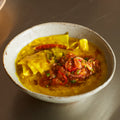Chaya’s dal pita with grilled tomato salsa