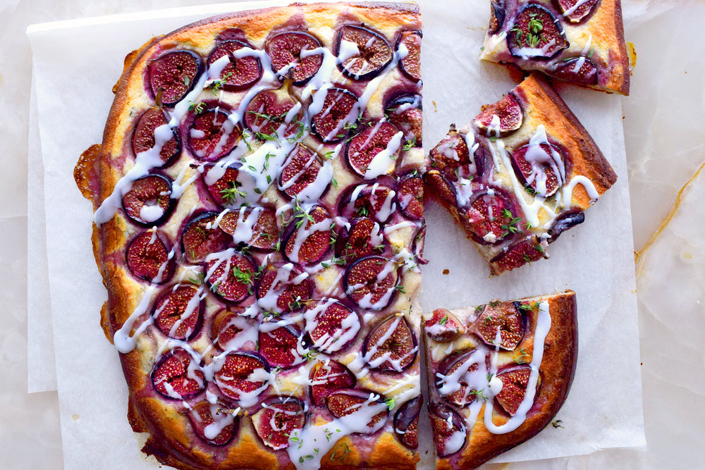 Fig & goats cheese tart