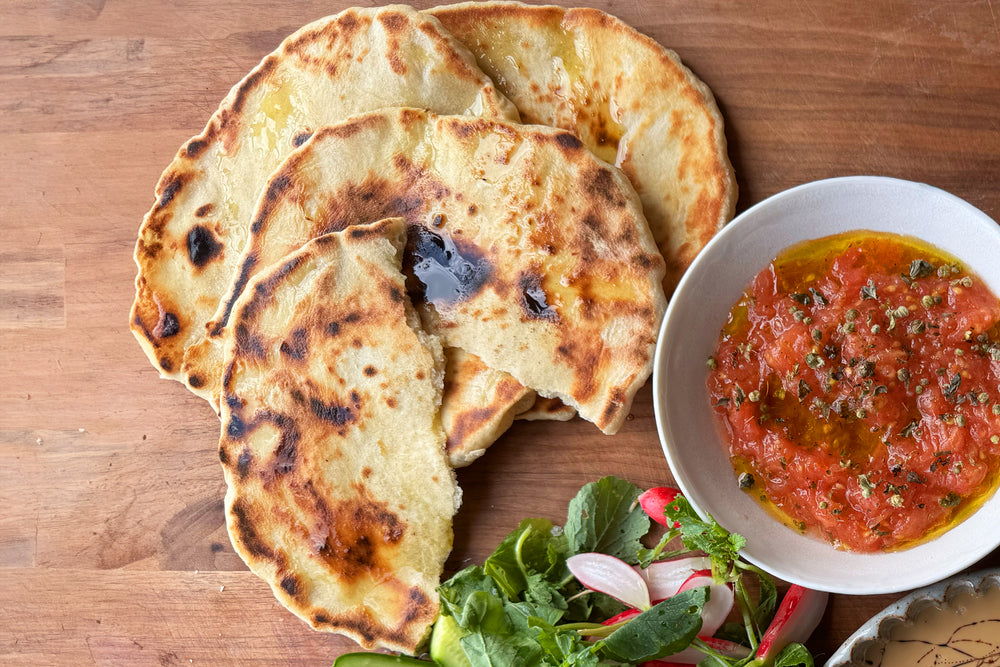 Greek style pitta (flatbreads)