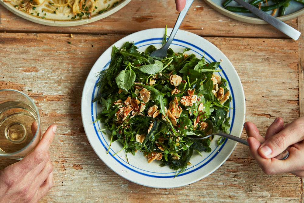 Green herb salad-image