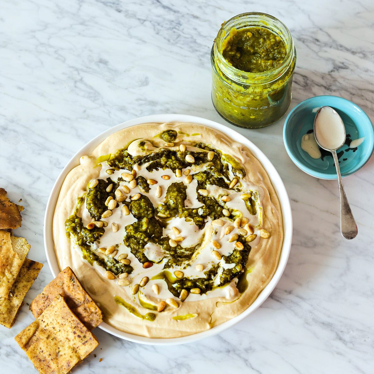 Hummus Ingredients Set