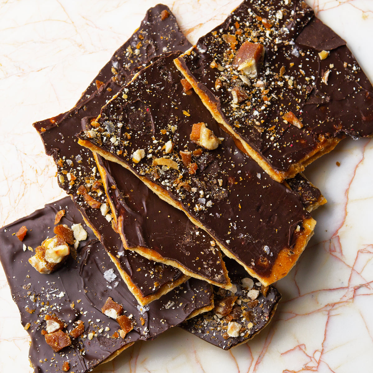 Salted Caramel and Chocolate Brittle