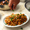 Caramelised onion orecchiette with hazelnuts and sage