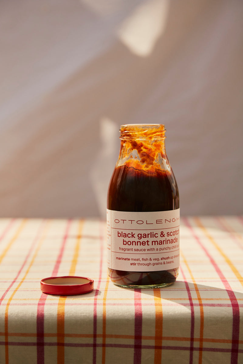 Black Garlic and Scotch Bonnet Marinade