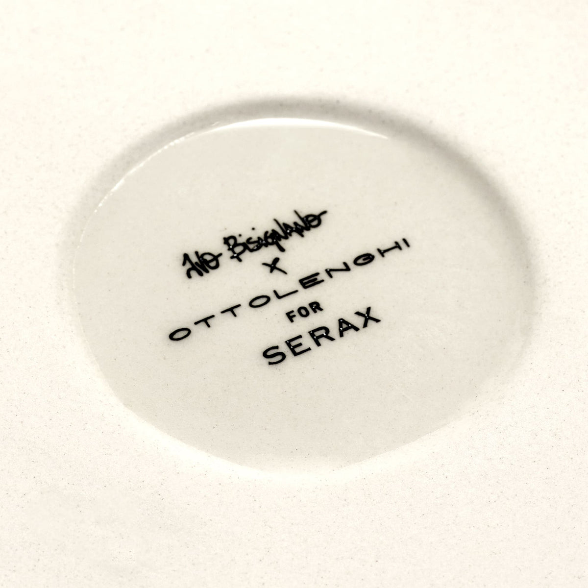 Black Serving Plate with White Pepper Motif