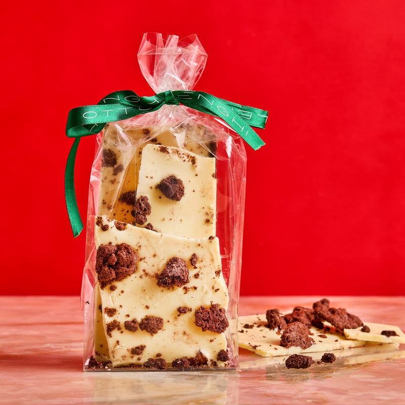 White Chocolate Peppermint Brittle