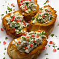 Bruschetta with aubergine