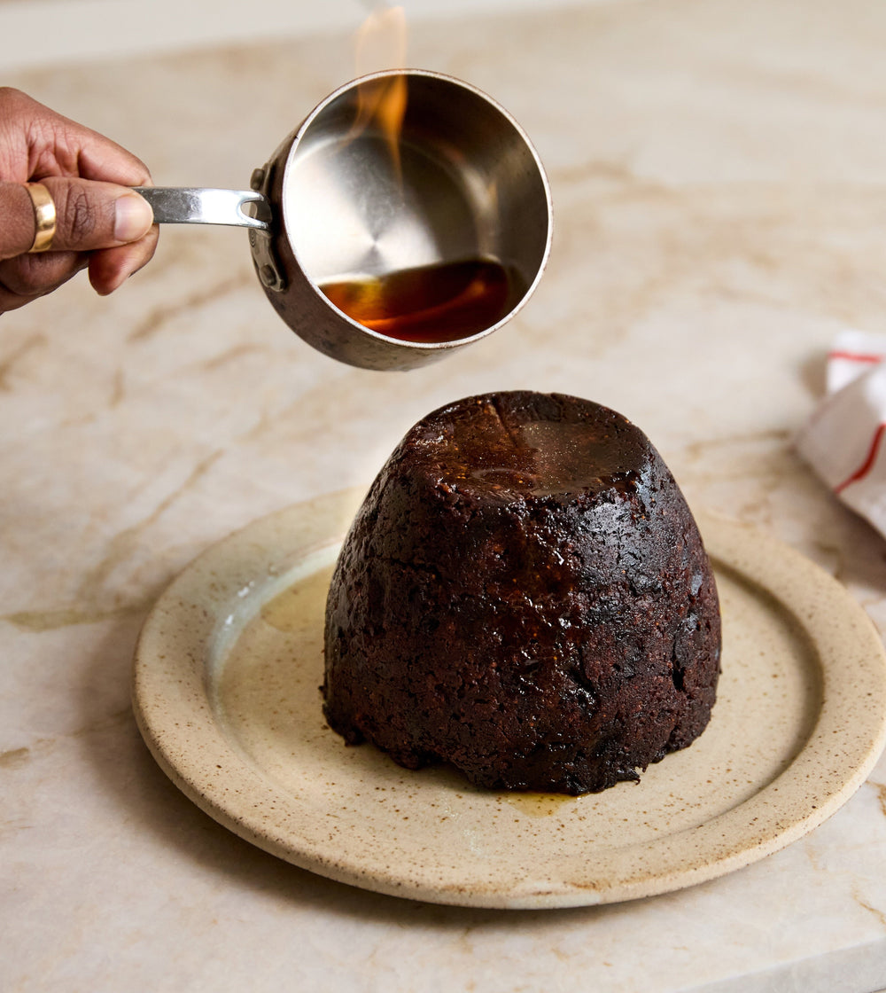 Christmas Pudding with brandy