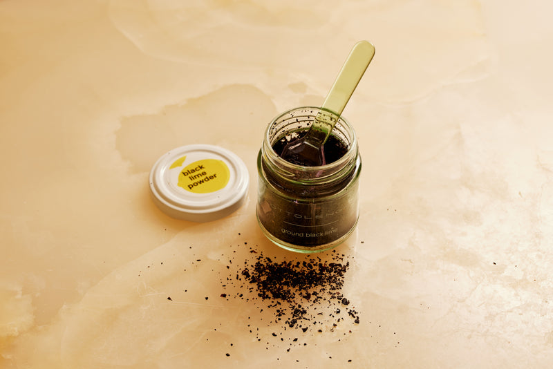 Black lime powder