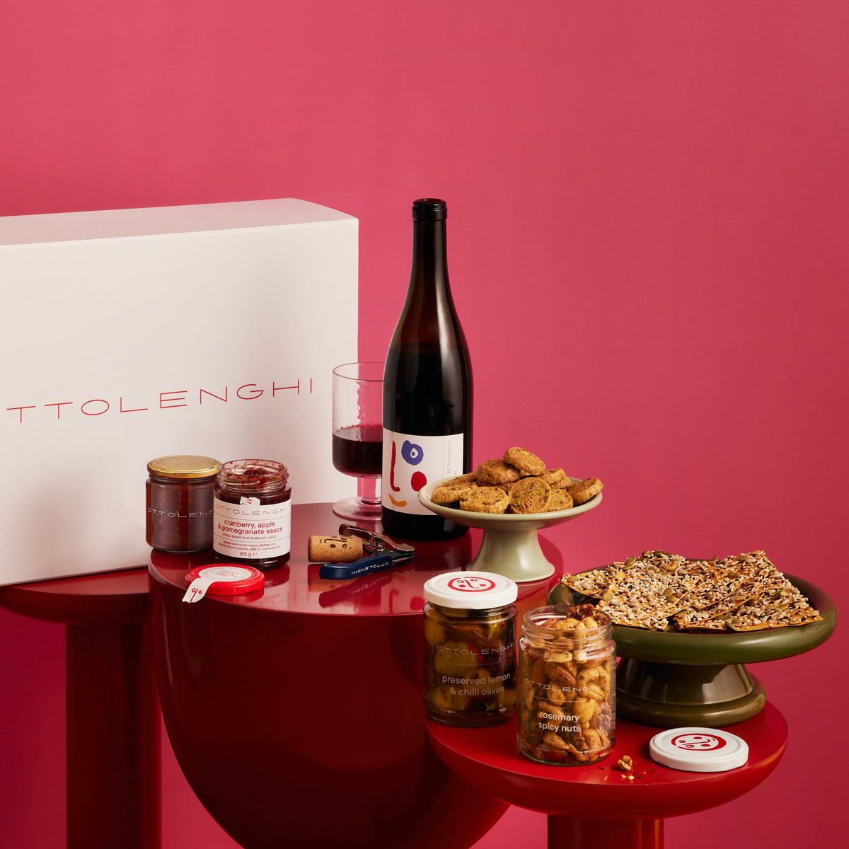 Festive cheeseboard hamper