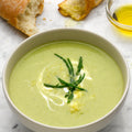 Asparagus vichyssoise soup
