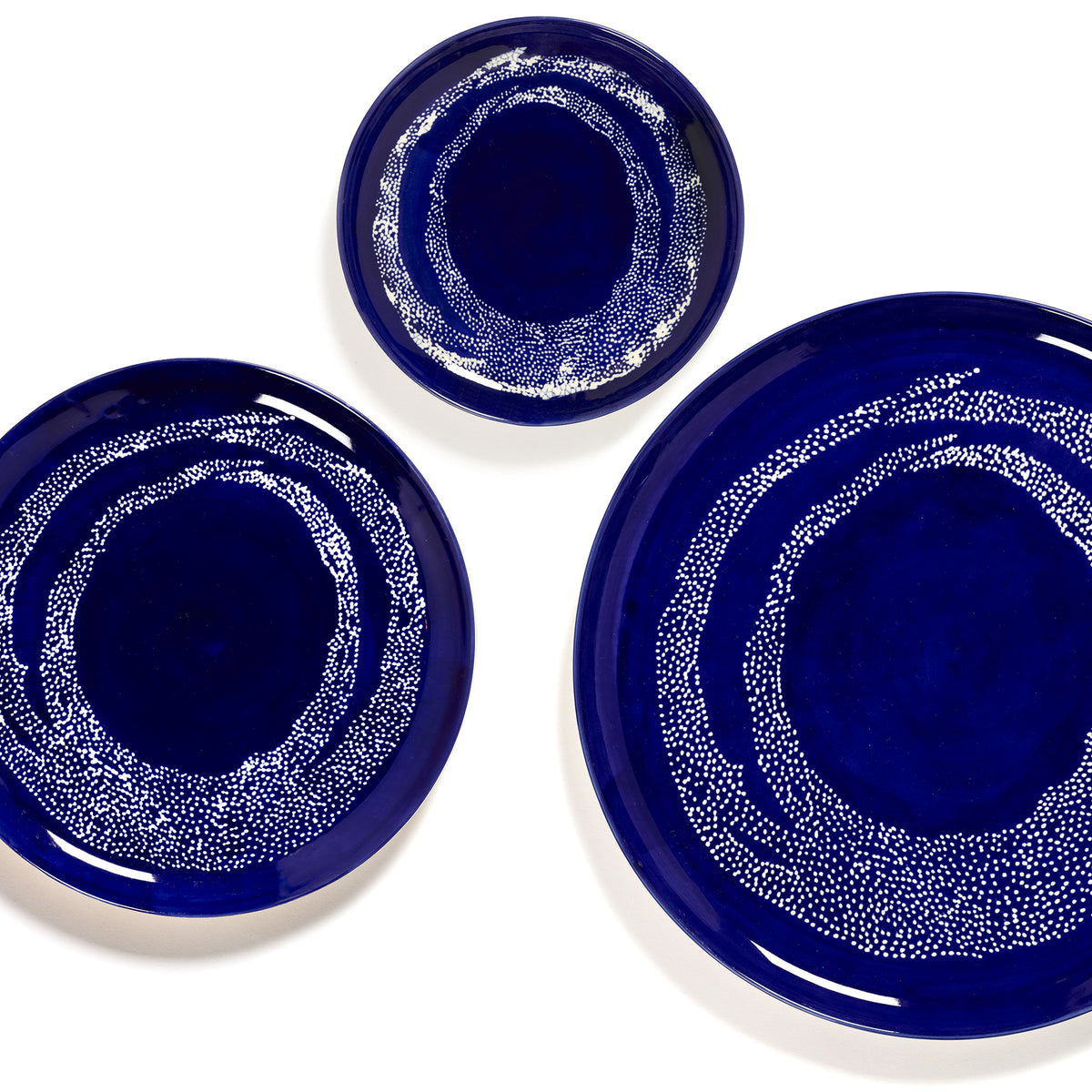 Lapis Lazuli Plate with White Dots - S