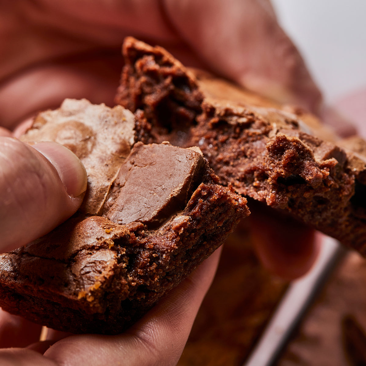 Hazelnut and Gianduja Brownie Box