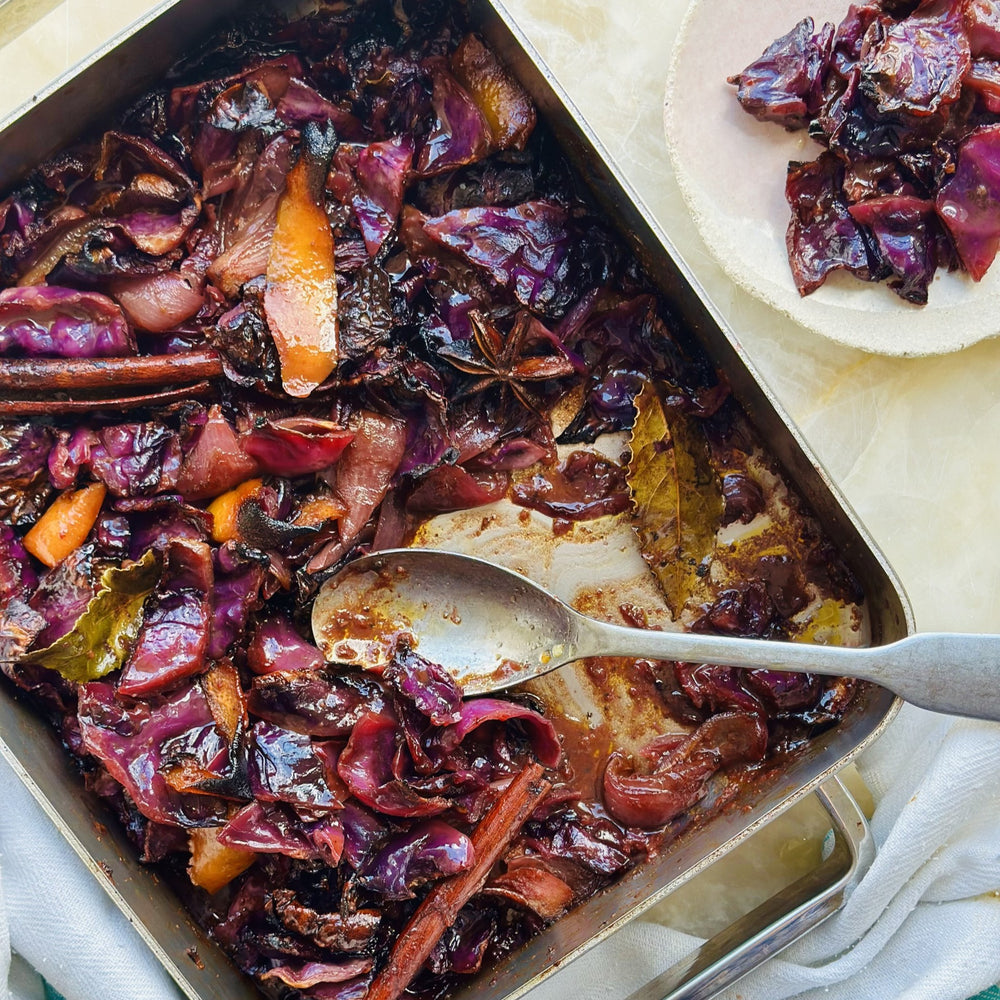 Butter braised red cabbage with orange | Ottolenghi recipes