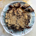 S’fouf b’ Debs (Lebanese-inspired carob cake)