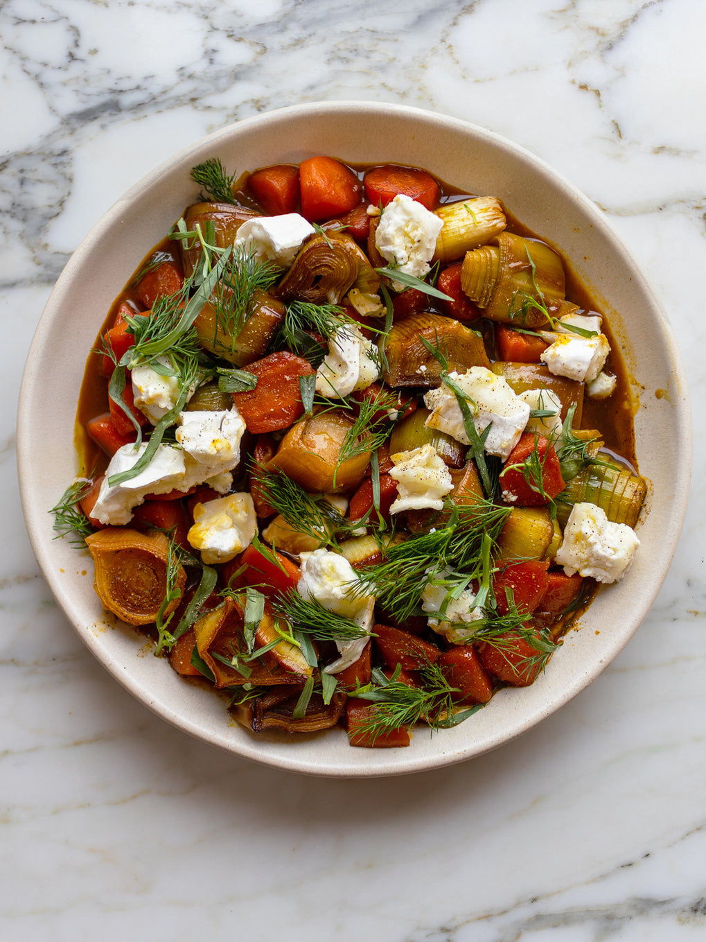 Carrots and leeks, Turkish style