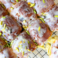 Chocolate, orange and pistachio buns