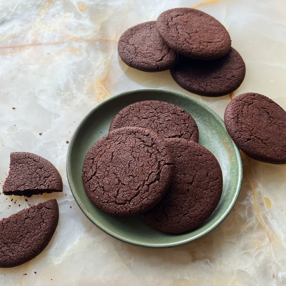 Chocolate Ripple Cookies