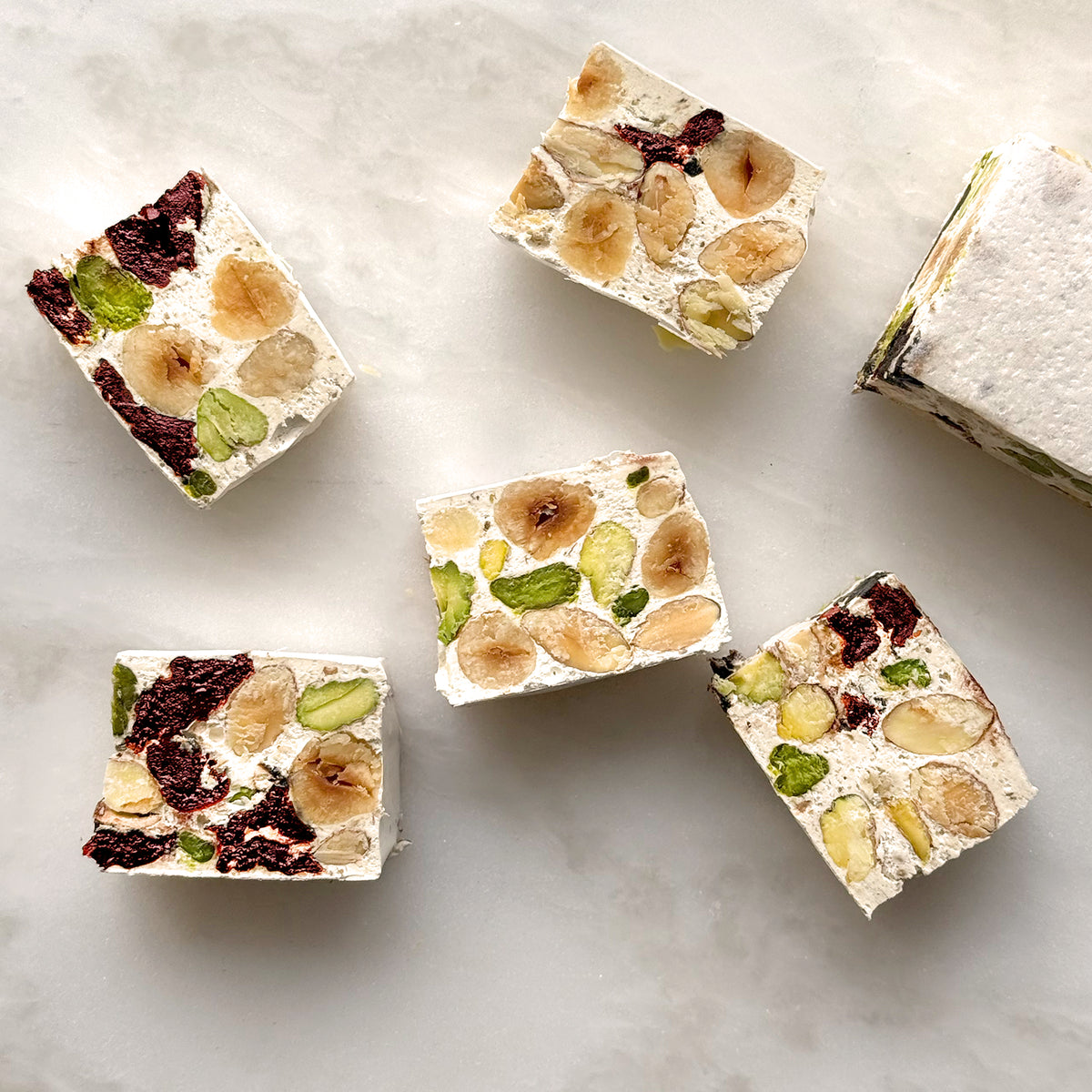 Cranberry and Pistachio Nougat
