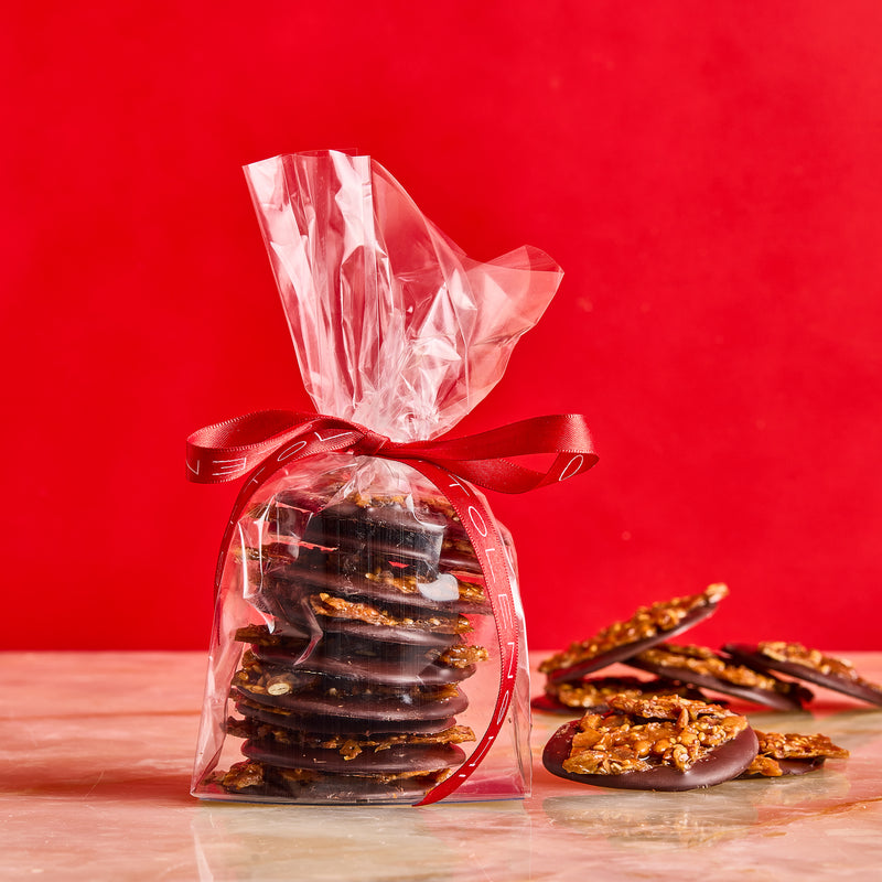 Dark Chocolate and Sesame Florentines