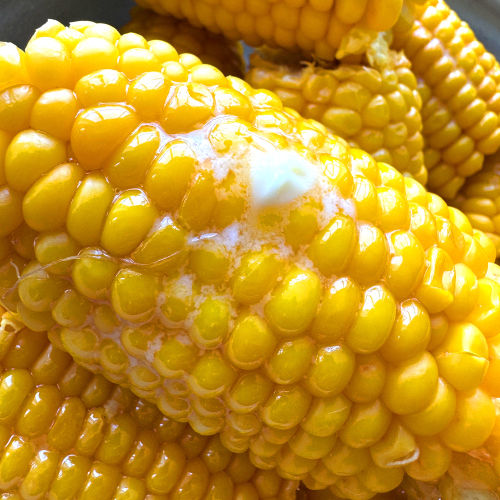 Butter bath corn with gunpowder 