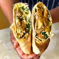 Hawaij chicken sandwich with quick herby slaw 