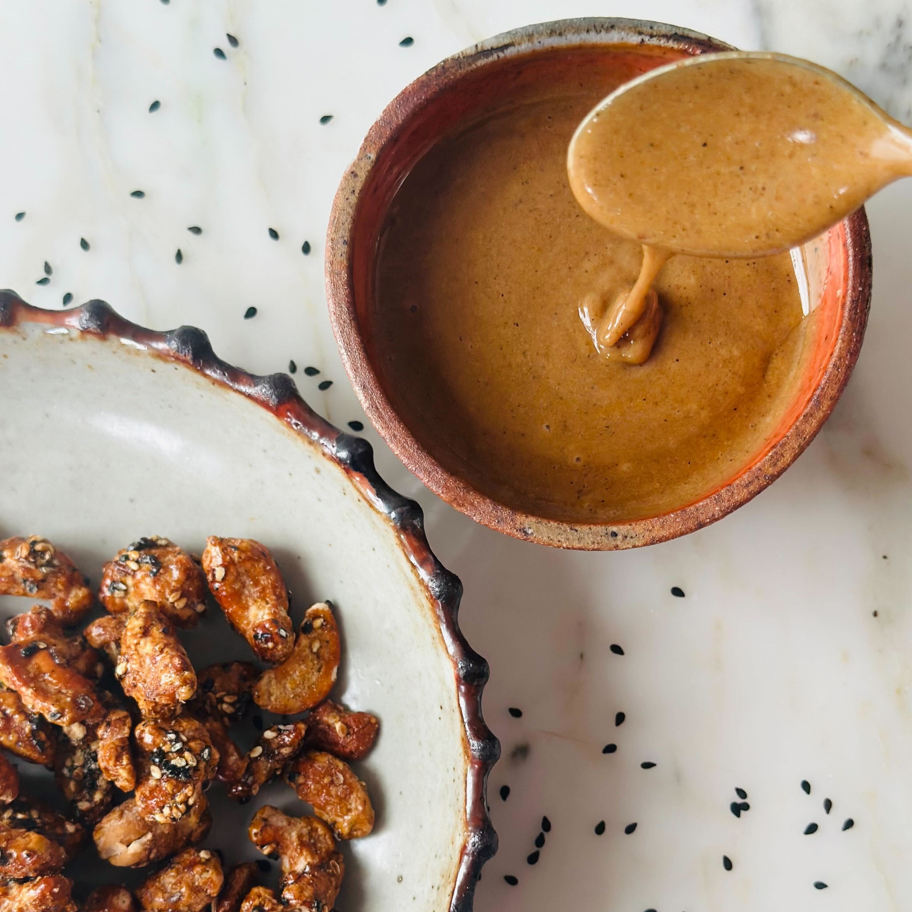 Caramelised cashew praline butter
