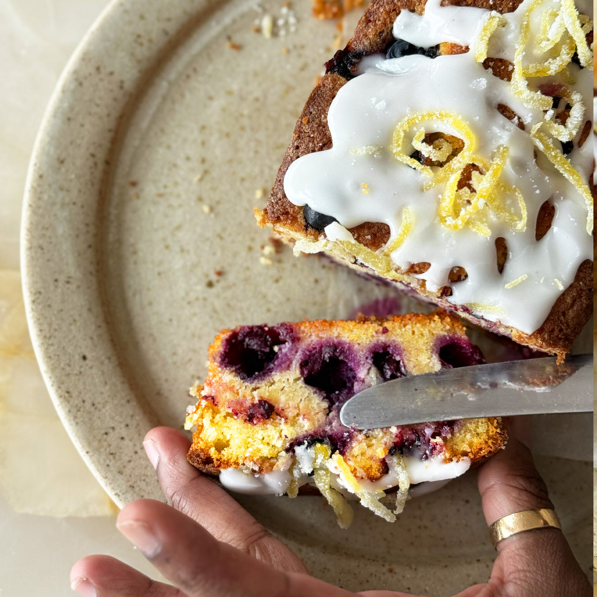 Lemon and Blueberry cake