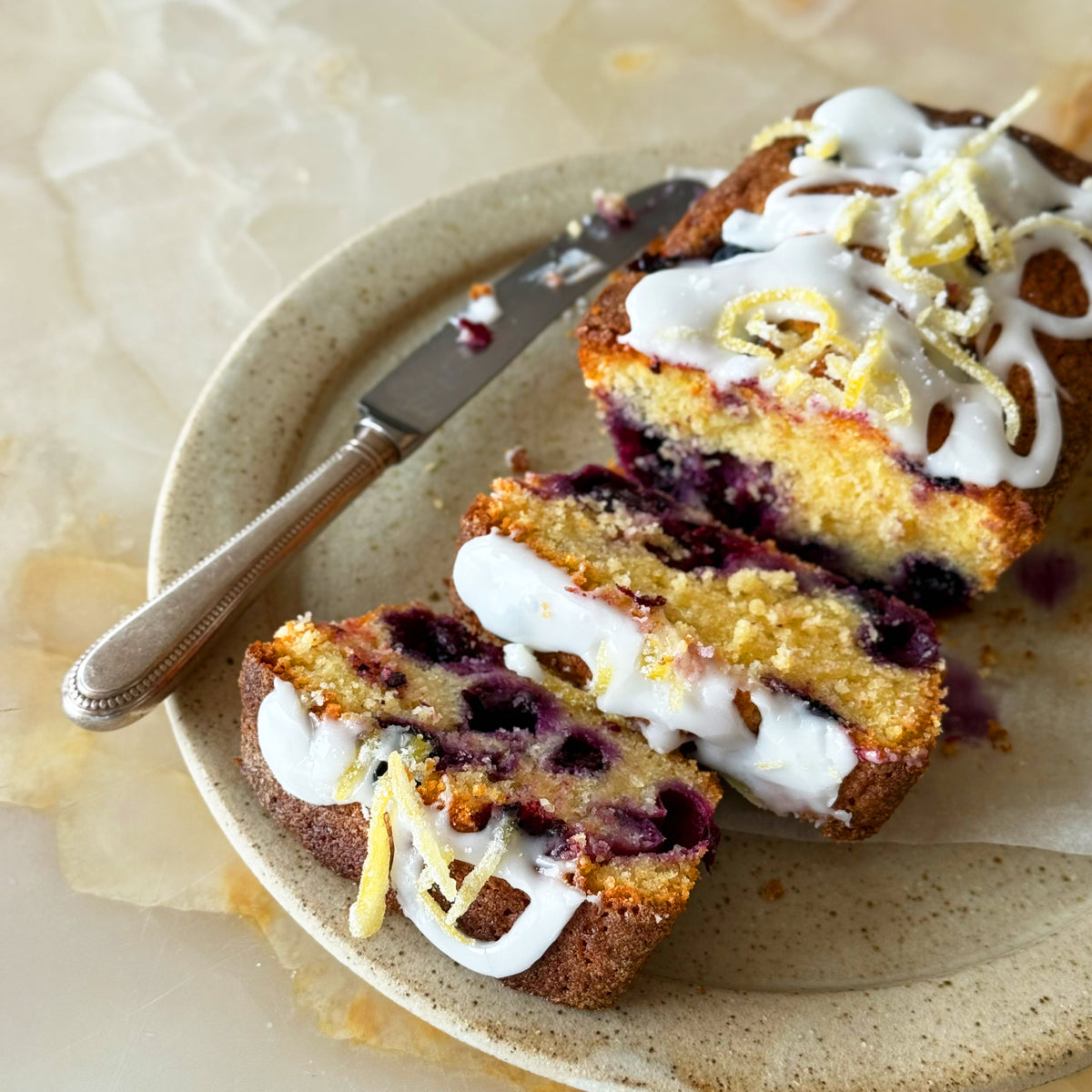 Lemon and Blueberry Loaf Cake
