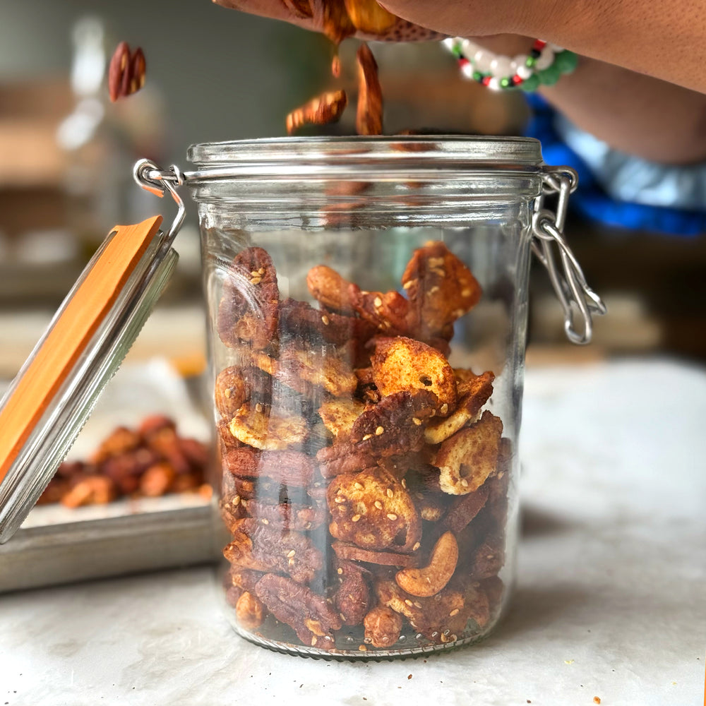 Maggi-maple pretzel and nut beer snacks 
