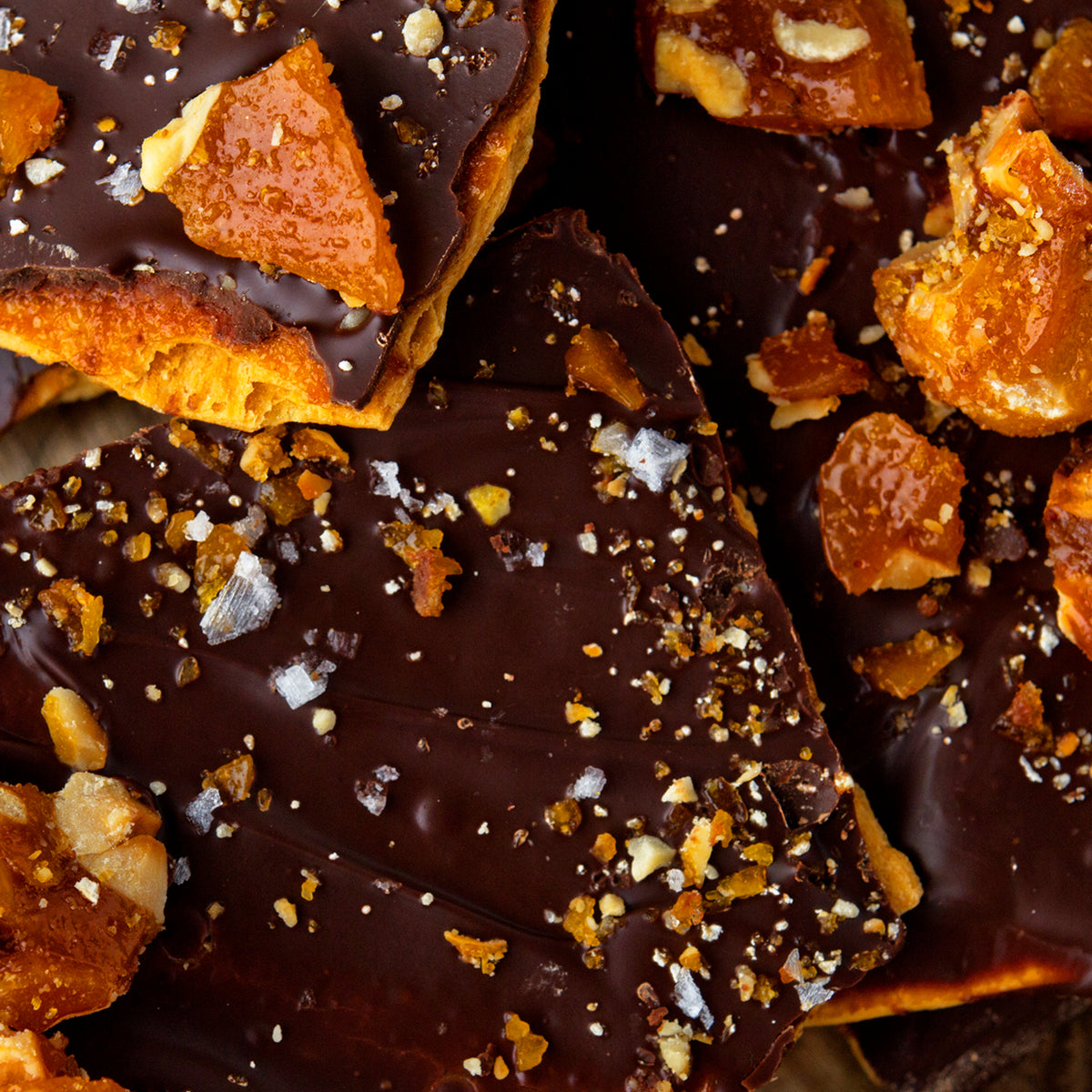Salted Caramel and Chocolate Brittle