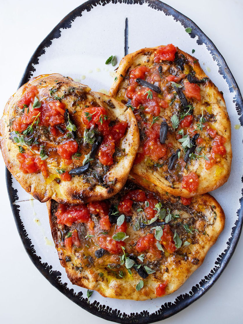Olive oil flatbread with garlic butter Ottolenghi Recipes
