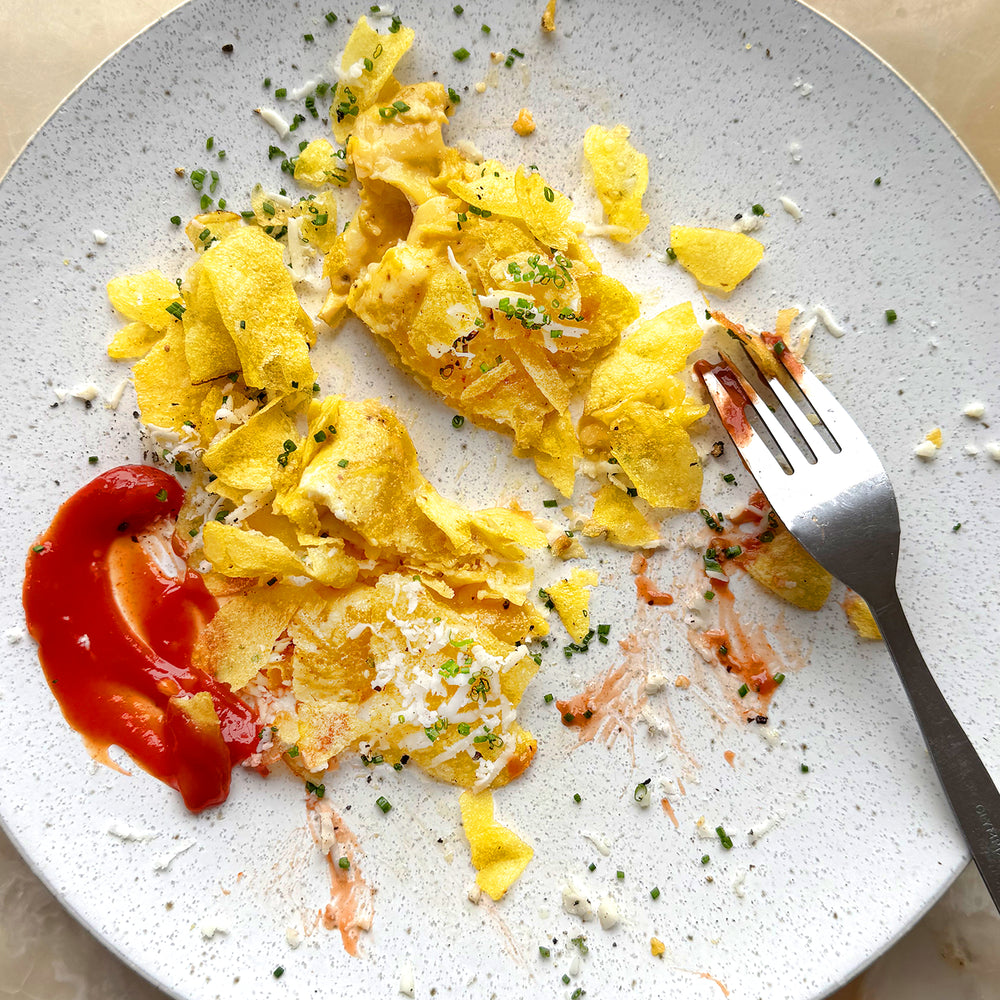Crisp omelette