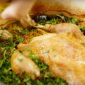 One-pot chicken with orzo, porcini and cinnamon