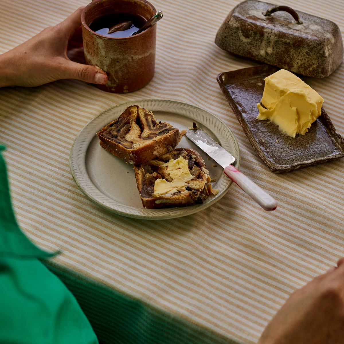 Christmas Babka and butter