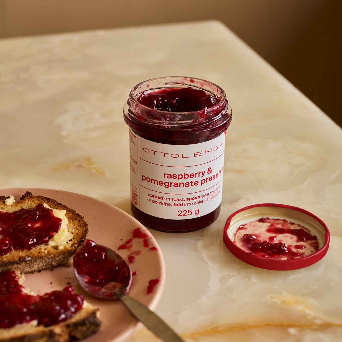 Raspberry and Pomegranate Preserve