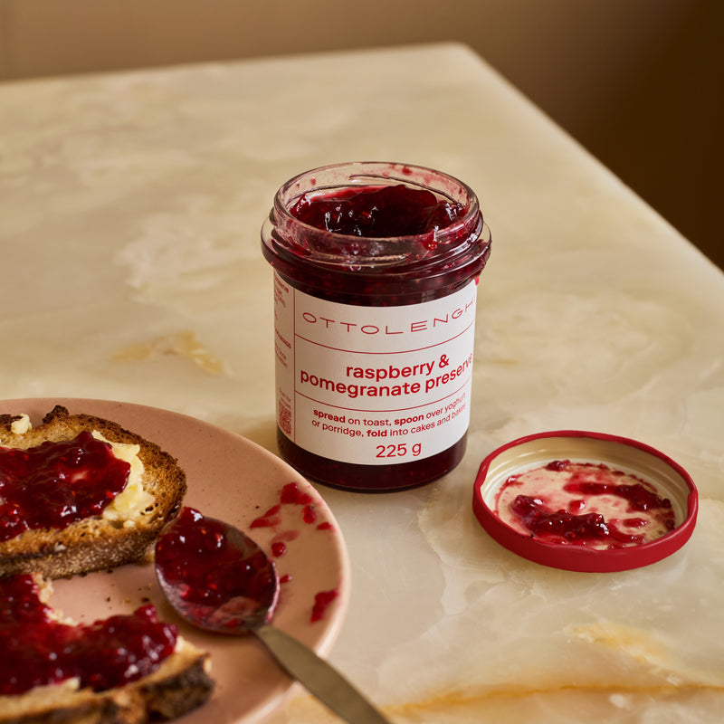 Raspberry and Pomegranate Preserve