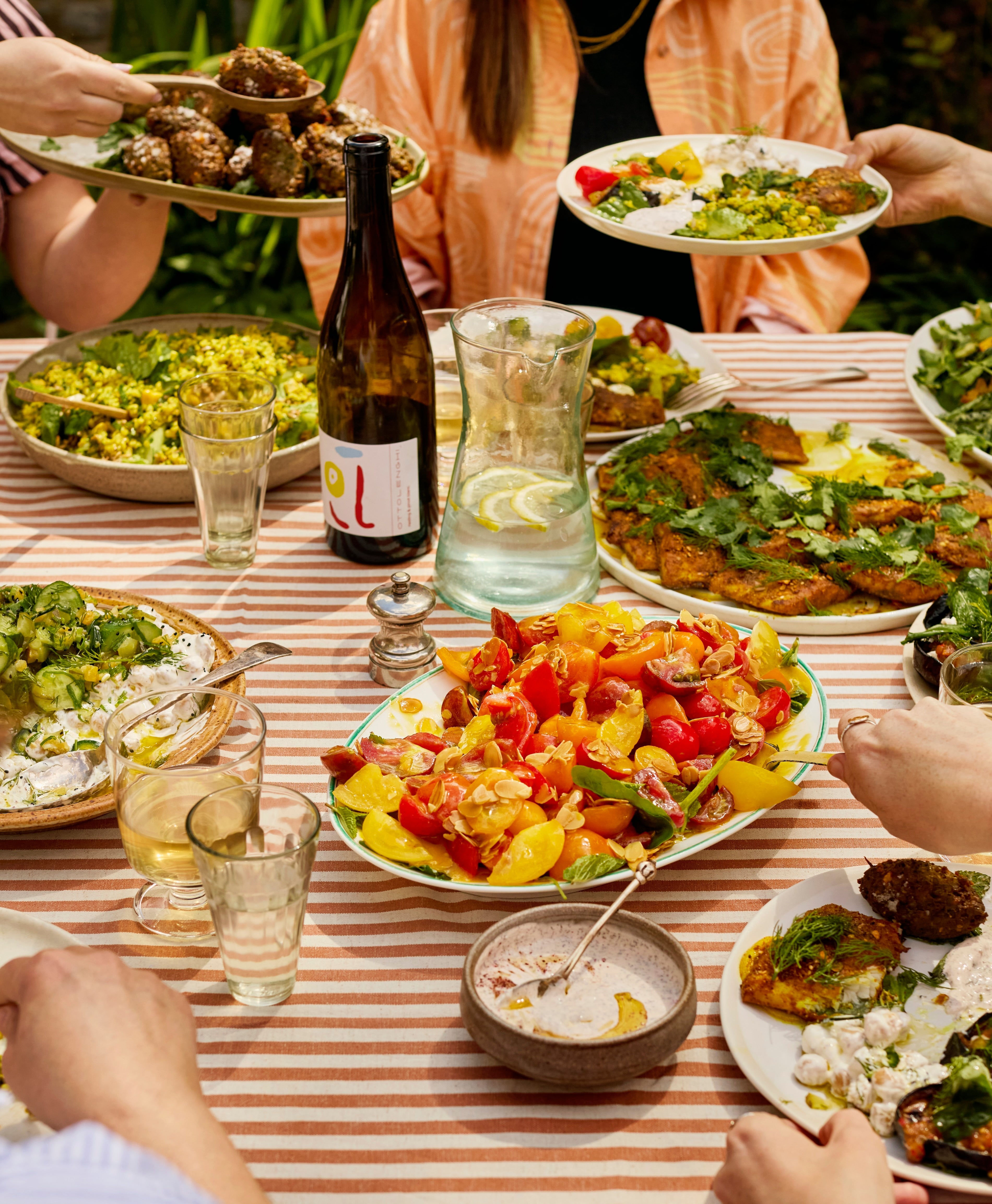 Summer menu feasting
