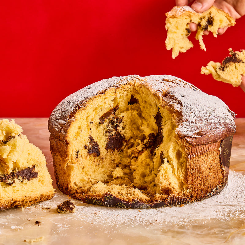 Panettone with Chocolate Cream