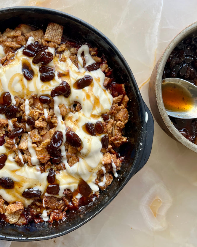 Apple and cinnamon toast cereal crumble