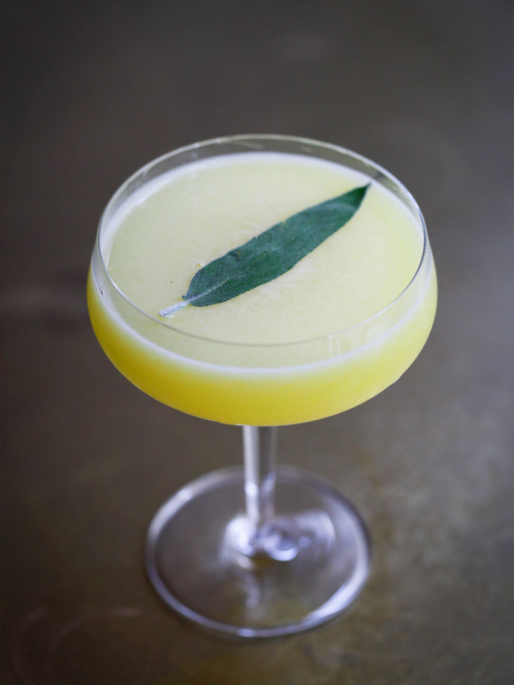 Pineapple and sage martini