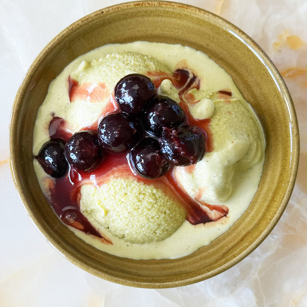 Pistachio ice cream