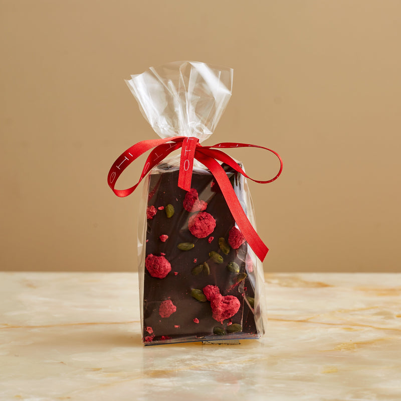 Raspberry and Pistachio Brittle