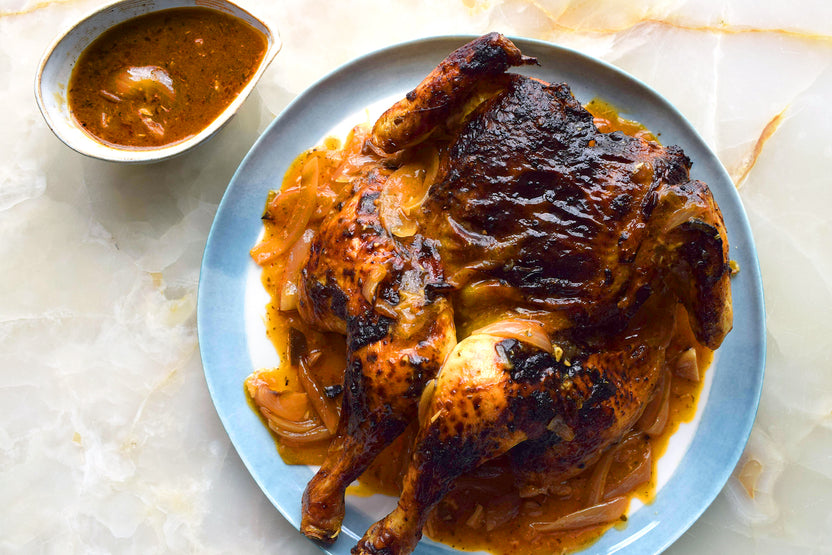 Roast turkey with ancho chilli gravy Ottolenghi Recipes