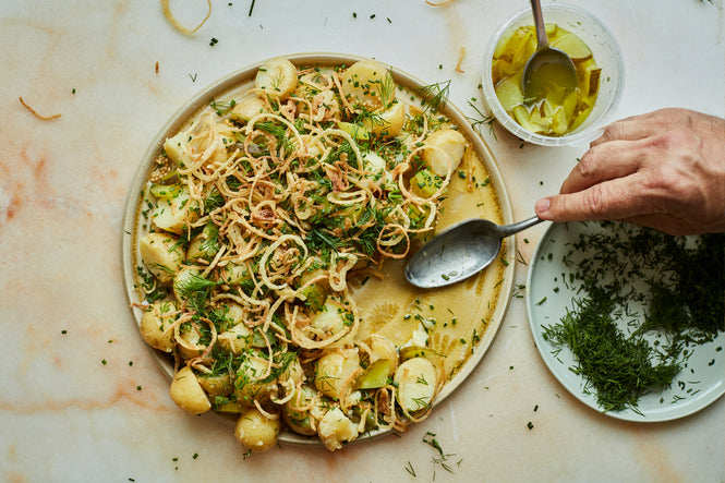 Scandinavian potato salad