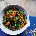 Seaweed, ginger and carrot salad