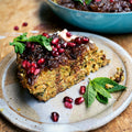 Shawarma meatloaf with caramelised onions