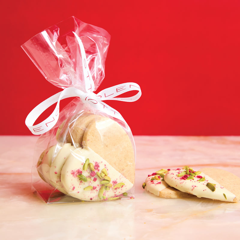 Brown Butter and Pistachio Hearts